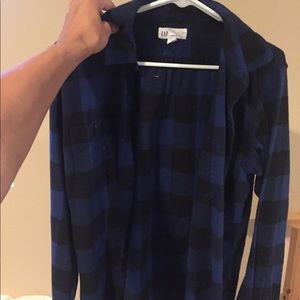blue gap flannel size M